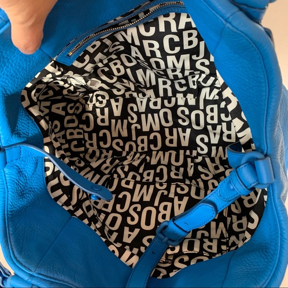 Authentic Marc By Mark Jacobs Blue Leather Bag - Picture 10 of 12